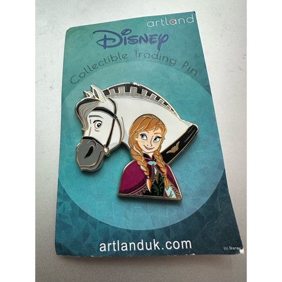Disney Artland Princess & Horse ANNA AND KJEKK 300 Pin FROZEN 2 - Picture 1 of 2
